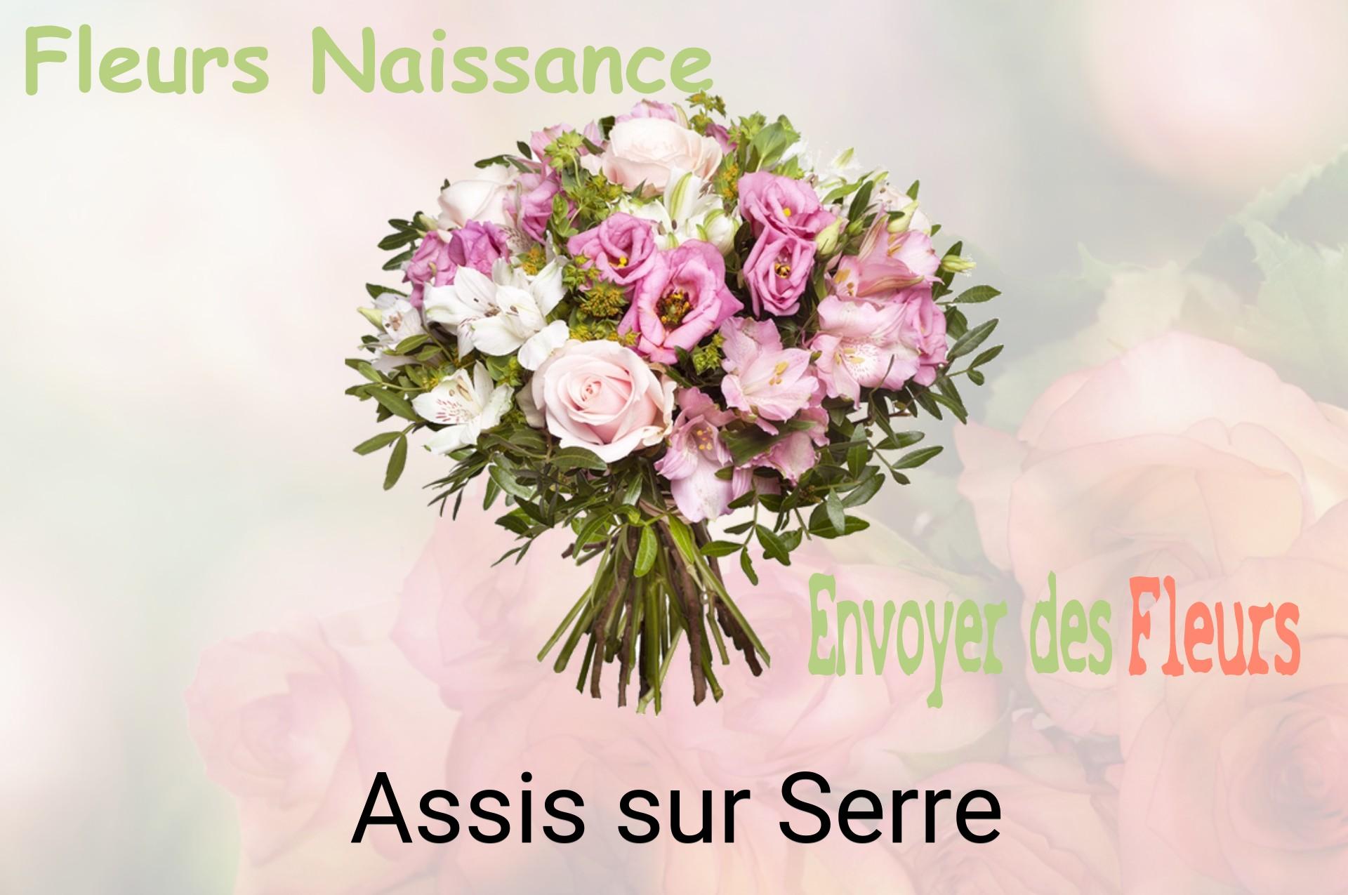 Bouquet de fleurs de naissance livré à Assis-sur-Serre